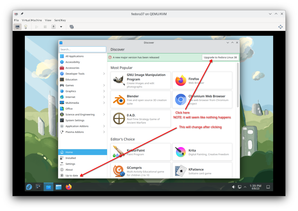 How to Upgrade to Fedora 39 from Fedora 38